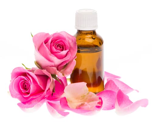 What are the benefits of rose essential oil?